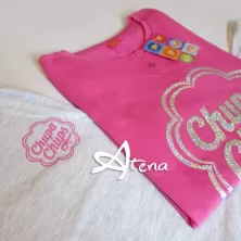 Pigiama donna estivo Chupa Chups fucsia PED6281