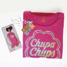 Camicia da notte donna Maxi-maglia Chupa Chups fucsia PED6285