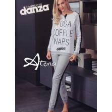 Pigiama donna Dimensione Danza Yoga Coffee Naps DD20174