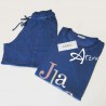 Jadea Pigiama donna Home Gin Lemon Denim corto 3117