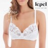 Lepel reggiseno senza ferretto 450 in pizzo di cotone Coppa B e C