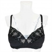 Lepel reggiseno senza ferretto 450 in pizzo di cotone Coppa B e C
