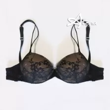 Reggiseno a balconcino in tulle ricamato a fiori Quarzo GMV