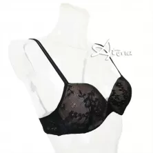 Reggiseno a balconcino in tulle ricamato a fiori Quarzo GMV