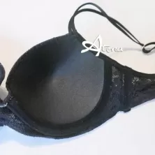 Reggiseno a balconcino in tulle ricamato a fiori Quarzo GMV coppa