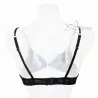 Reggiseno a balconcino in tulle ricamato a fiori Quarzo GMV dorsale