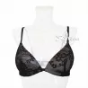 Reggiseno senza ferretto a triangolo in tulle ricamato a fiori Opale GMV
