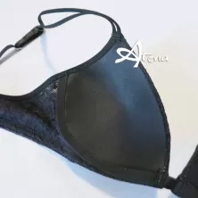 Reggiseno senza ferretto a triangolo in tulle ricamato a fiori Opale GMV coppa interna