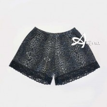 Pigiama donna animalier top + shorts Blu e grigio MagicDream 8120