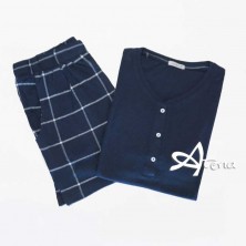 Jadea Pigiama donna Home Mojito Blu  canottiera + short 3104