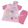 Pigiama bimba corto Pilou e Milady 44 Gatti Rosa Chiaro