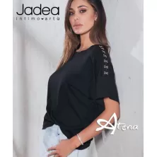 Jadea maglia cotone con spalla con ganci ed occhielli 4164