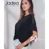 Jadea maglia cotone con spalla con ganci ed occhielli 4164