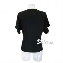 Jadea maglia cotone con spalla con ganci ed occhielli 4164