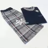 Pigiama da uomo Enrico Coveri corto pantalone tartan EP9133