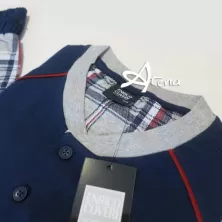Pigiama da uomo Enrico Coveri corto pantalone tartan EP9133