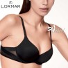 Lormar reggiseno a balconcino Plunge Extra Soft touch