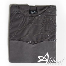 Maglia donna sottogiacca taglio cuore con paillettes Antonella 64054
