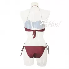 Bikini mare a fascia scollo gioiello gold costume donna SièLei FA05