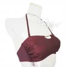 Bikini a fascia scollo gioiello gold costume mare donna SièLei FA05