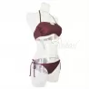 Bikini a fascia scollo gioiello gold costume mare donna SièLei FA05
