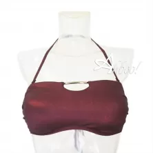 Bikini a fascia scollo gioiello gold costume mare donna SièLei FA05