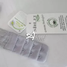 reggiseno a triangolo in cotone biologico 1458 SièLei dettaglio chiusura