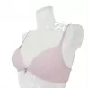 reggiseno a triangolo in cotone biologico 1458 SièLei rosa melange