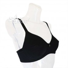 SièLei reggiseno senza ferretto semi imbottito in cotone biologico 1452