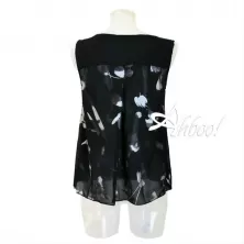 Jadea maglia viscosa con schiena chiffon 4161 sottogiacca