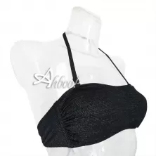 Costume da bagno donna a fascia Glitter su base nera SièLei mare GL85
