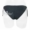 Costume da bagno donna slip brasiliana Glitter su base nera SièLei mare GL85