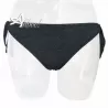 Costume da bagno donna slip brasiliana Glitter su base nera SièLei mare GL85