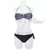 Bikini a fascia animalier costume mare donna scollo a V SièLei NI55/NI62
