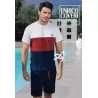 Fuori acqua Enrico Coveri bermuda e maglietta 3 colori EA2038