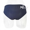 Jadea canottiera + slip gessato blu 4126