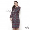 Vestaglia donna tartan invernale B&B edy