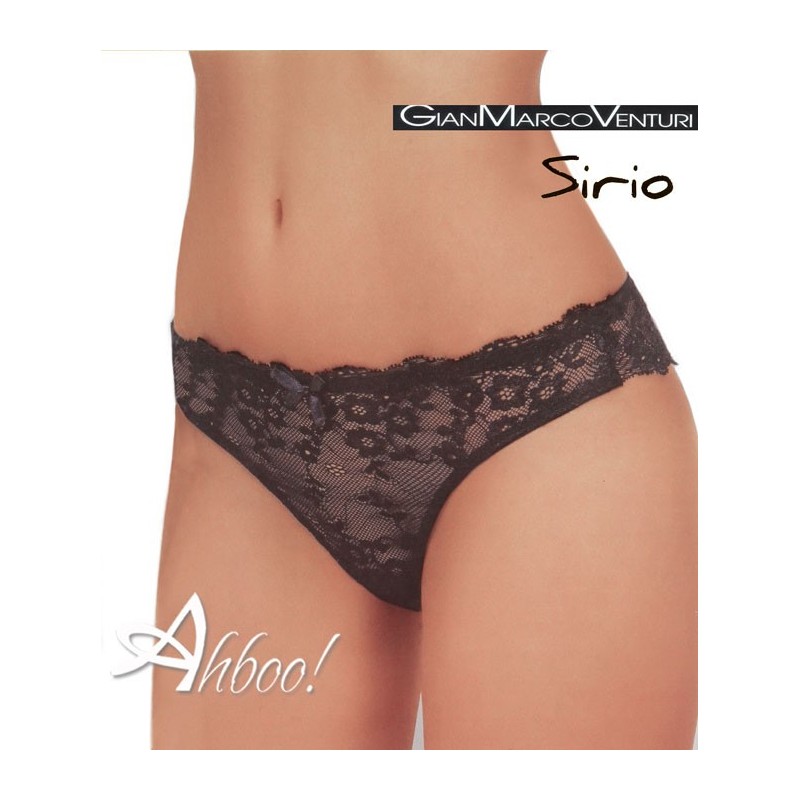 Slip a brasiliana in pizzo piccoli fiori GMV Sirio