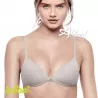 reggiseno a triangolo sfoderato cotone grigio melange infior disco