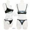 infiore completino intimo donna reggiseno carioca perizoma vgs7572