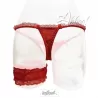 perizoma intimo rosso Infiore Giarrettiera rossa