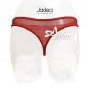 jadea perizoma pizzo intimo rosso tulle pois 6663
