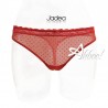 jadea perizoma pizzo rosso tulle pois 6663