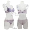 completino intimo donna reggiseno push-up eros lormar glicine