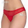 Jadea slip brasiliana Christmas con tulle e stelle oro 6006