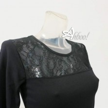 Sottogiacca MagicDream con scollo e maniche in pizzo 8045 maglietta da donna