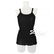MagicDream canottiera da donna con balzina in cotone costina 7899