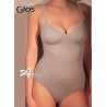 Body intimo gios peonia cotone grigio melange