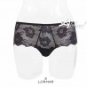 culotte pizzo lormar deluxe intimo donna nero