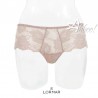 culotte pizzo lormar deluxe intimo donna noisette